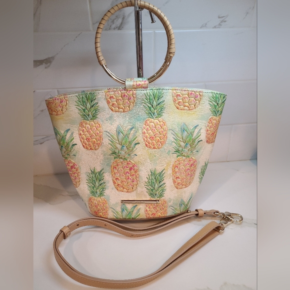 Brahmin Handbags - Brahmin Bowie Mod in Multi Pompano Pineapple Satchel Shoulder bag Pristine